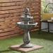 World Menagerie Alper Polystone Outdoor Garden Fountain, Fiberglass | 38 H x 21 W x 21 D in | Wayfair 40498