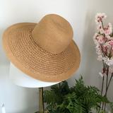 J. Crew Accessories | J. Crew Textured Summer Straw Hat | Color: Brown/Tan | Size: Os