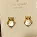 Kate Spade Jewelry | Kate Spade Into The Woods Owl Stud Earrings Nwt | Color: Gold | Size: Os