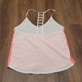 Lululemon Athletica Tops | Lululemon Breezy Singlet Sz6 | Color: Pink/White | Size: 6