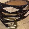 Michael Kors Accessories | Michael Kors Diamond Pattern Leather Belt Size L | Color: Brown | Size: Os