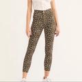 Free People Pants & Jumpsuits | Free People Belle Printed Skinny Pants | Color: Brown/Tan | Size: 25