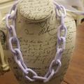 J. Crew Jewelry | Jcrew Lavender Link Necklace | Color: Purple | Size: Os