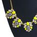 J. Crew Jewelry | J. Crew Yellow & Gray Statement Necklace | Color: Gray/Yellow | Size: Os