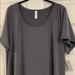 Lularoe Tops | Lularoe Classic T 3xl Solid Grey! Htf | Color: Gray | Size: 3x