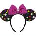 Disney Accessories | Disney “Rock The Dots” Mickey Ear Headband | Color: Black/Pink | Size: Os