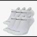 Nike Underwear & Socks | Nike Everyday Cotton Cushioned Noshow Sock Drifit | Color: Black/White | Size: L