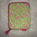 Lilly Pulitzer Accessories | Lilly Pulitzer Ipad Tech Sleeve | Color: Green/Pink | Size: Os