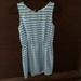 J. Crew Dresses | Jcrew Silk Blue And White Striped Dress | Color: Blue/White | Size: 4