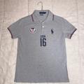 Polo By Ralph Lauren Shirts | Grey “Usa” Polo By Ralph Lauren Shirt | Color: Blue/Gray | Size: M