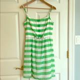 Lilly Pulitzer Dresses | Lilly Pulitzer Green/White Striped Bow Sundress | Color: Green/White | Size: 4