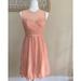 J. Crew Dresses | J Crew Ciara Dress Silk Chiffon Sleeveless Sz 4 | Color: Orange/Pink | Size: 4