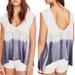 Free People Tops | New Free People Paradise Tee | Color: Blue/Gray | Size: M