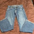 American Eagle Outfitters Jeans | American Eagle Brand Straight Leg Jeans. Euc! | Color: Blue/Brown | Size: 26w/29inseam