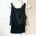 American Eagle Outfitters Tops | America Eagle Black Sequin Tank | Color: Black | Size: Xs