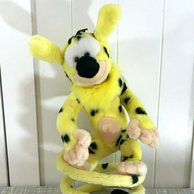 Disney Other | Disney Marsupilami Tail Spring Bouncing Plush | Color: Black/Yellow | Size: Os