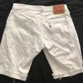 Levi's Shorts | Levi’s White Jean Shorts | Color: White | Size: 30