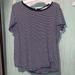 Michael Kors Tops | Michael Kors Striped Shirt Size Medium | Color: Black/White | Size: M