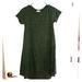 Lularoe Dresses | Lularoe Carly Dress, With Pocket On Chest | Color: Black/Green | Size: Xxs