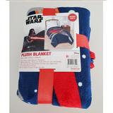 Disney Bedding | Disney Star Wars Plush Blanket | Color: Blue/Red | Size: Twin