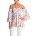 Free People Tops | Free People Lana Off The Shoulder Tunic | Color: Pink | Size: Xs