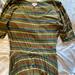 Lularoe Dresses | Lularoe Summer/Fall Dress | Color: Blue/Green | Size: Xl