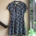 Zara Dresses | Beautiful Flowy Dress With Neck Tie | Color: Black/Blue | Size: S