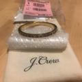 J. Crew Jewelry | Gold Baguette Hinge Bracelet. | Color: Gold | Size: Os