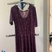 Lularoe Dresses | Lularoe Nicole Euc- Purple, Blue And Coral | Color: Blue/Purple | Size: Xl