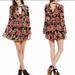 Free People Dresses | Free People Tegan Floral Dress | Color: Black/Pink | Size: 4