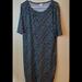 Lularoe Dresses | Lularoe 2x Julia Geometric Summer Casual Dress | Color: Blue/Green | Size: 2x