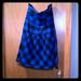 American Eagle Outfitters Dresses | Cute Strapless Dress | Color: Black/Blue | Size: 10