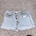 Brandy Melville Shorts | Brandy Melville High Waisted Jean Shorts | Color: Blue | Size: S