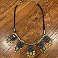 J. Crew Jewelry | J Crew Statement Necklace | Color: Green/Purple | Size: Os