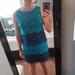 Jessica Simpson Dresses | Jessica Simpson Blue Tiered Lace Dress | Color: Blue | Size: 8