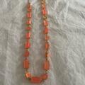 Kate Spade Jewelry | Kate Spade Orange Sorbet Statement Necklace | Color: Orange/Tan | Size: Os