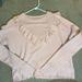 Free People Tops | Free People Cropped Sweatshirt, Never Worn. | Color: Pink | Size: Xs