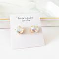 Kate Spade Jewelry | Last Onekate Spade Crystal Stud Earrings Ab | Color: Gold/White | Size: Os