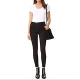 Free People Jeans | Free People Black High Rise Ankle Crop Skinny Jean | Color: Black | Size: 24