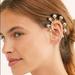 Free People Jewelry | Free People Stone Ear Cuff | Color: Gold/Gray | Size: Os