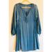 Free People Dresses | Free People Mini Peasant Dress | Color: Blue | Size: Xs