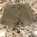 American Eagle Outfitters Shorts | American Eagle Outfitters High Rise Shortie Shorts | Color: Gray | Size: 0