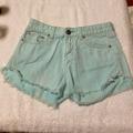 Free People Shorts | 3/$30 Sale! Free People Denim Shorts In Blue | Color: Blue | Size: 24