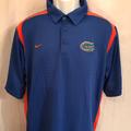 Nike Shirts | Nike University Of Florida Gators Polo Style Shirt | Color: Blue/Orange | Size: S