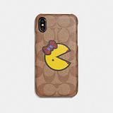 Coach Accessories | Coach F73706 Iphone X/Xs Canvas Ms. Pac-Man Case Cover Protection P1 | Color: Yellow | Size: Os