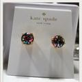Kate Spade Jewelry | Kate Spade Round Multi Glitter Gumdrop Earrings! | Color: Gold | Size: Os