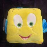 Disney Other | Disney Flounder Fleece Throw | Color: Gold | Size: Osbb