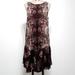Free People Dresses | Intimately Free People Floral Boho Slip Dress Wine | Color: Purple/Red | Size: M