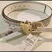 Michael Kors Accessories | Nwt Michael Kors Belt | Color: White | Size: Medium