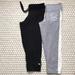 Victoria's Secret Pants & Jumpsuits | 2 Victoria’s Secret Cropped Yoga Pants | Color: Gray/White | Size: S